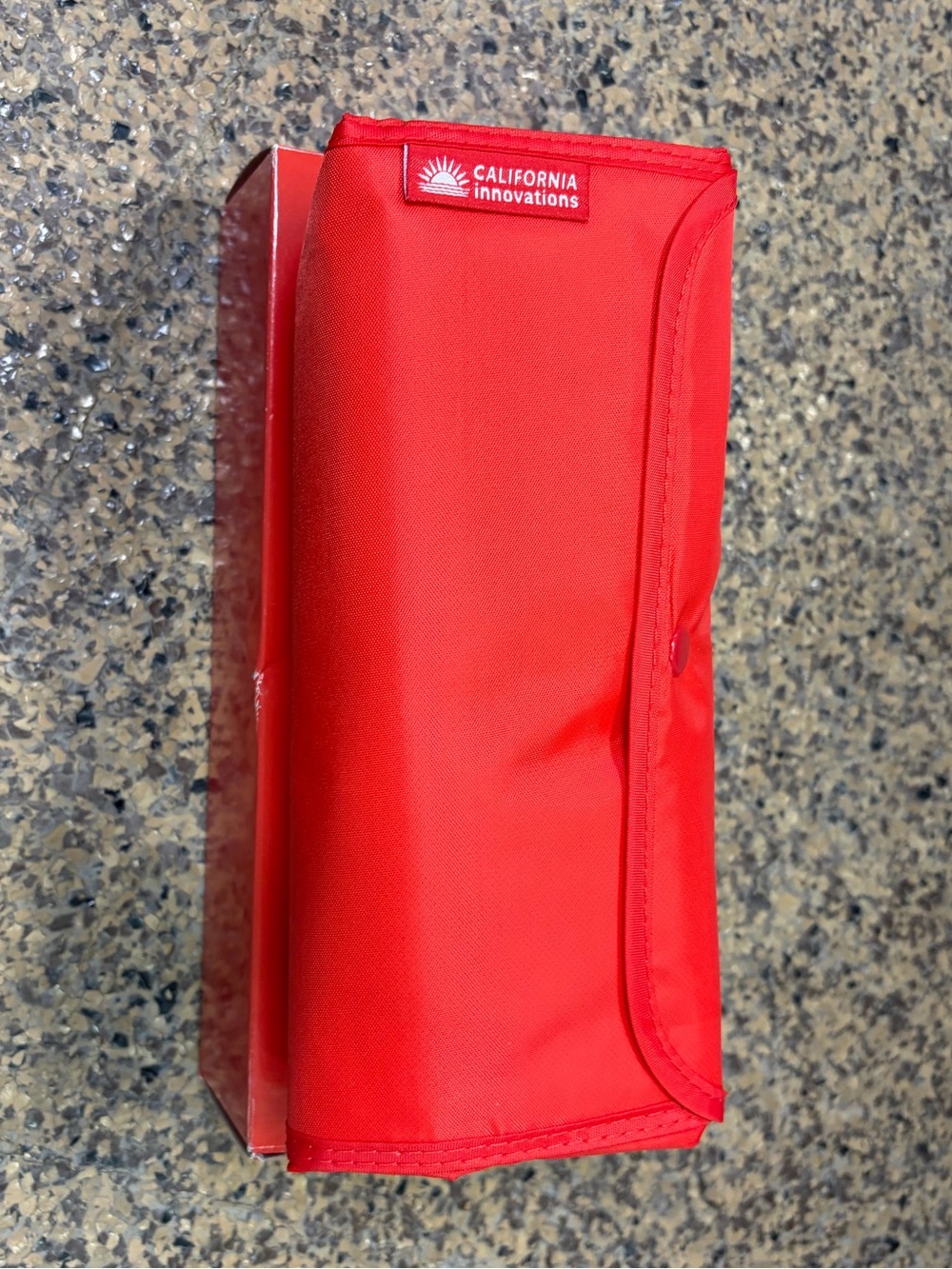 California Innovations Red Travel Electronics Pouch